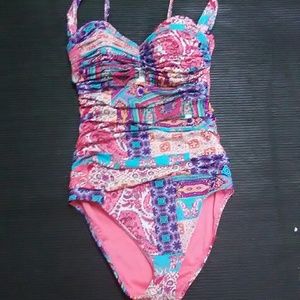 Bleu/Rod Beattie one piece bathing suit